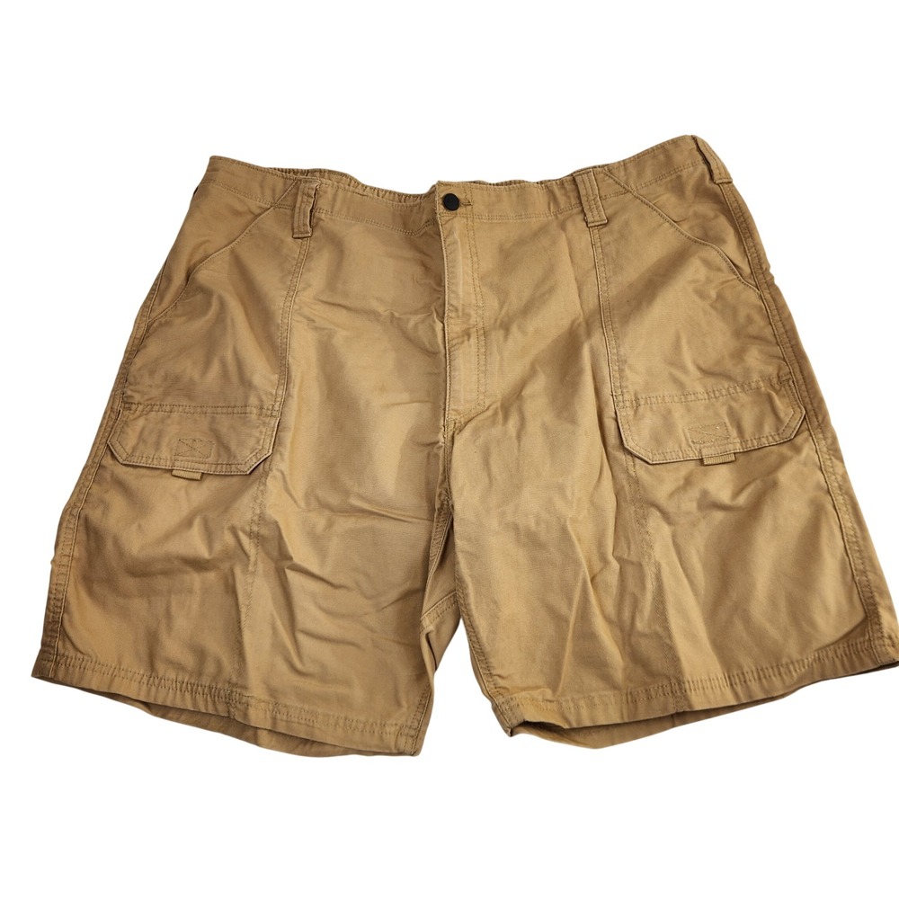 Mountain Khakis Mens Brown Cotton Canvas Utility Cargo Shorts Size 42